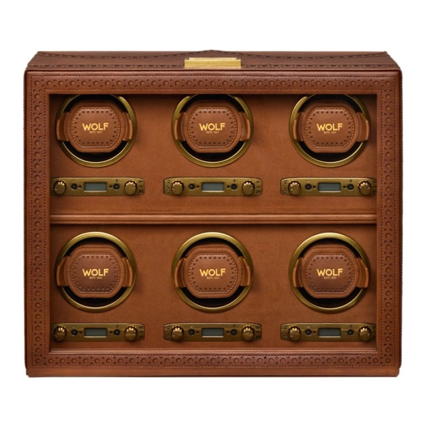 Brogue 6 Piece Watch Winder 440606