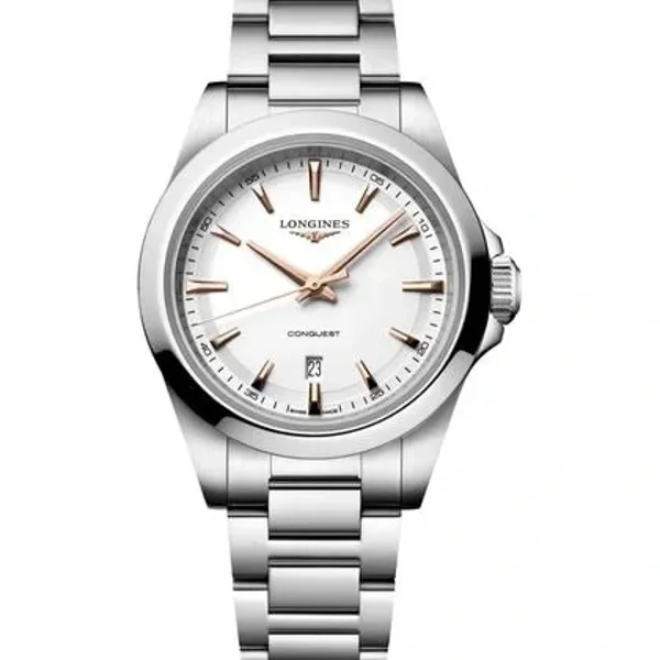 Longines Conquest L3.350.4.18.6 Silver Stainless Steel  For Women