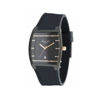 Kenneth Cole KC1620 Mens Black Silicon Strap B..