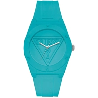 Guess W0979L10 Women's Blue Rubber Strap Watches