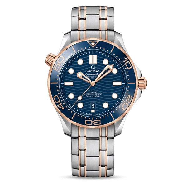 Omega Seamaster Diver 300M 210.20.42.20.03.002 Silver Stainless Steel & Gold Watches for Men