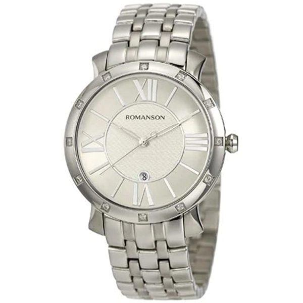 Romanson TM1256QL1WA12W Silver Stainless Steel Strap Ladies Watch
