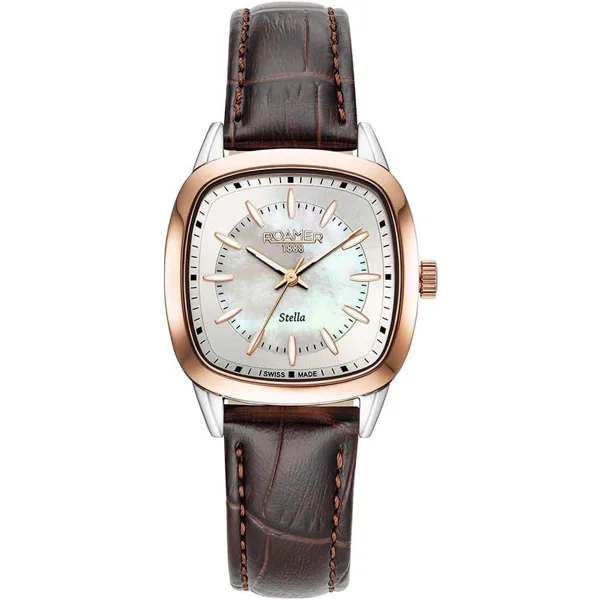 ROAMER STELLA 966847_49_20_02 Brown Leather Watches For Women
