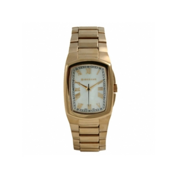 Giordano 1309-33 Mens Cream Dial Gold Tone Bracelet Dress Watch