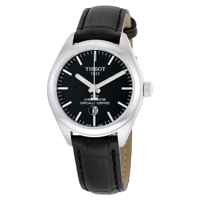 Tissot T1012511605100 Black Dial Leather Strap..