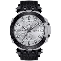 Tissot T1154272703100 Silver Dial Rubber Strap..