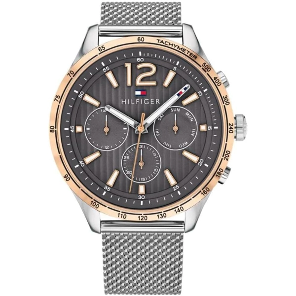 Tommy Hilfiger Grey 1791466 Stainless Steel  Watches For Men