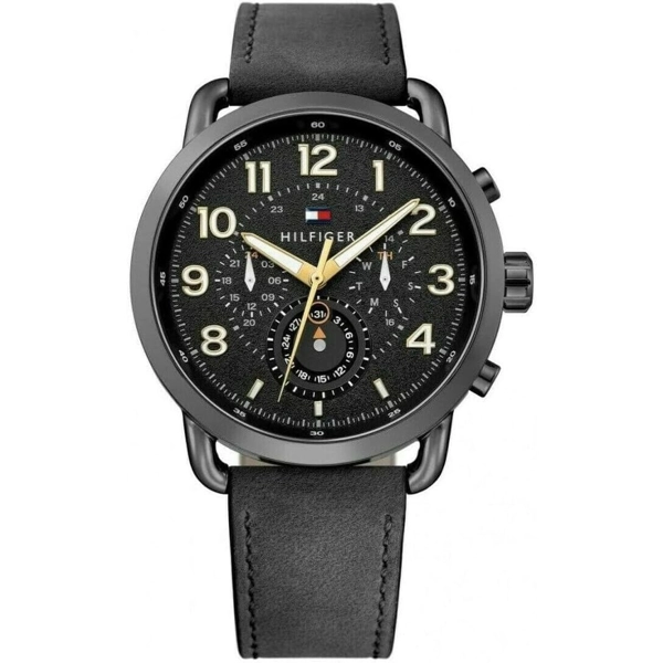 Tommy Hilfiger  1791426 Black Stainless Steel Watches For Men