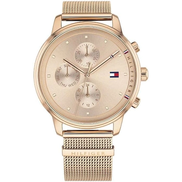 Tommy Hilfiger 1781907 Rose Gold Stainless Steel Watches For Women