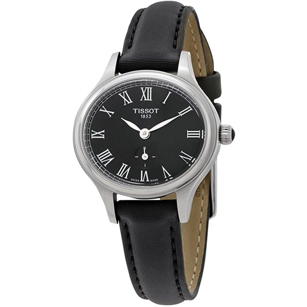 Tissot T1031101705300 Black Dial Leather Strap Bella Ora Watch For Women