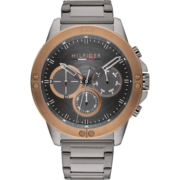 Tommy Hilfiger 1791892 Grey Stainless Steel Watches for Men