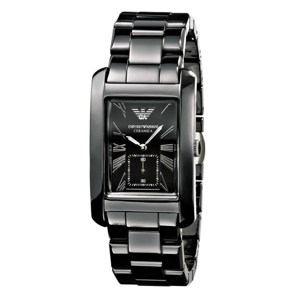 Emporio Armani AR1407 Women's Ceramica Black Dial Black Watch