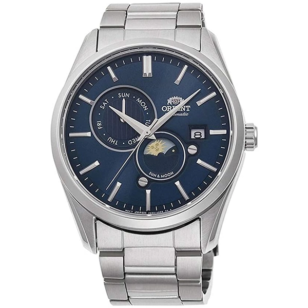 Orient RA-AK0303L10B Silver Stainless Steel Blue Dial Men’s Watch