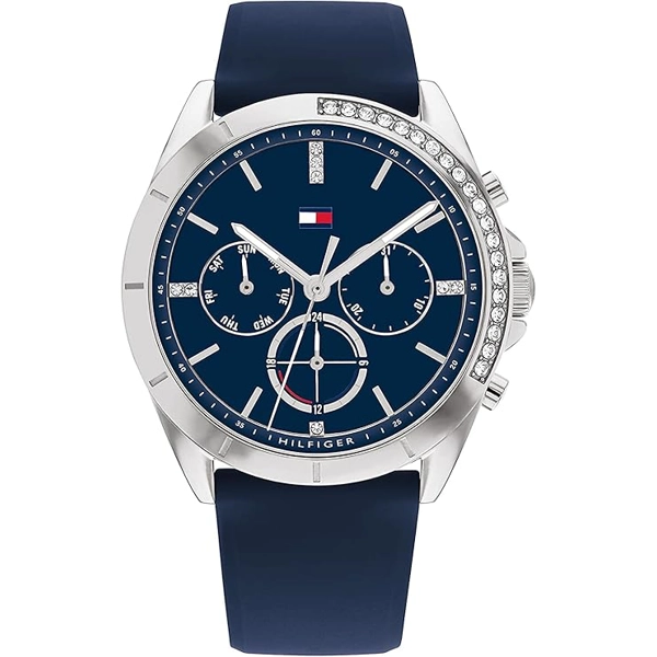 Tommy Hilfiger 1782389 Blue Silicone Watches For Women