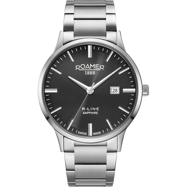 ROAMER R-LINE-CLASSIC 718833 41 55 70 Silver Stainless Steel Watches For Men