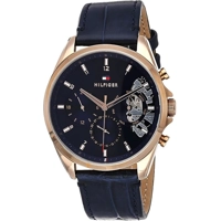 Tommy Hilfiger 1710451 Blue Leather Watches fo..