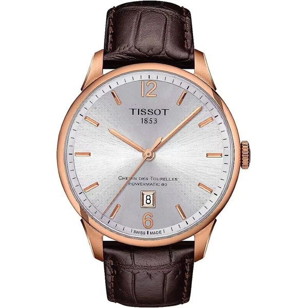 Tissot T0994073603700 Men's Brown Leather Watches