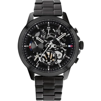 Tommy Hilfiger 1710478 Black Stainless Steel W..