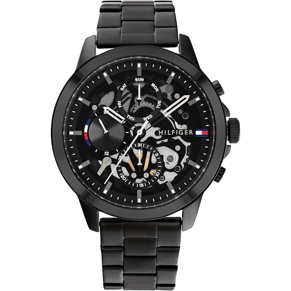 Tommy Hilfiger 1710478 Black Stainless Steel Watches For Men