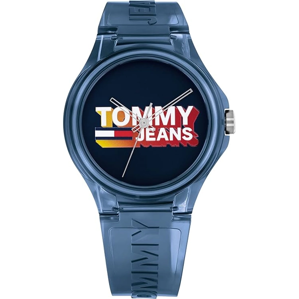 Tommy Hilfiger 1720028 Blue Silicone Watches For Men