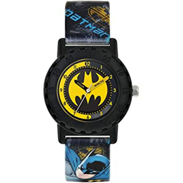 Disney BAT9548 Plastic Case Silicone Strap Boys Watch for Children