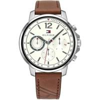 Tommy Hilfiger  1791531 White Leather Watches ..
