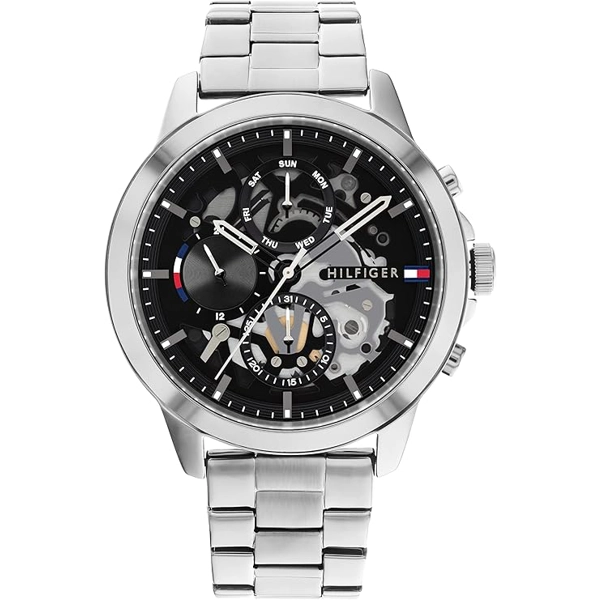 Tommy Hilfiger 1710477 Black Stainless Steel Watches For Men