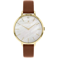 Sara Miller SA2024 White Dial Leather Strap Wa..