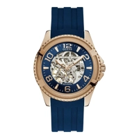 Guess W1178G3 Men's Blue Silicone Strap Watches