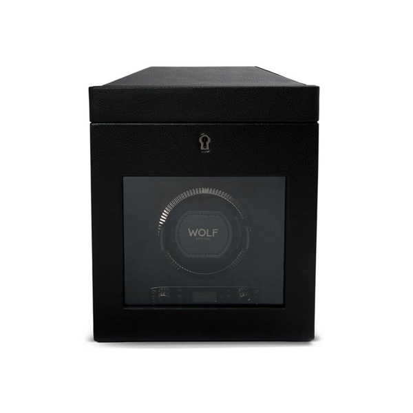 BRITISH RACING SINGLE WATCH WINDER WITH STORAGE / 792102