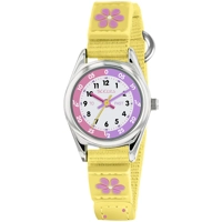 Tikkers TK0155 White Dial Nylon Strap Girls Wa..