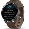 additional image for Garmin Venu® 2 Plus Slate Stainless Steel Bezel With Slate Case And Brown Band Smartwatch 010-02496-15