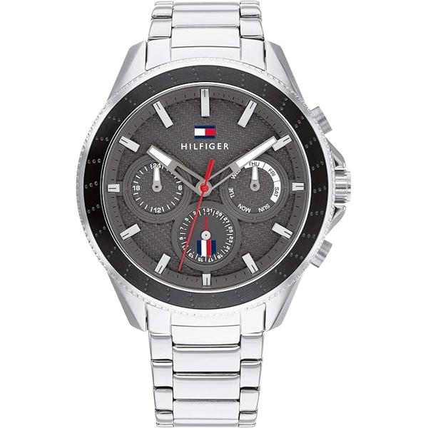 Tommy Hilfiger 1791857 Gray Stainless Steel Watches For Men