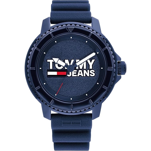 Tommy Hilfiger 1792000 Blue Silicone Watches For Men