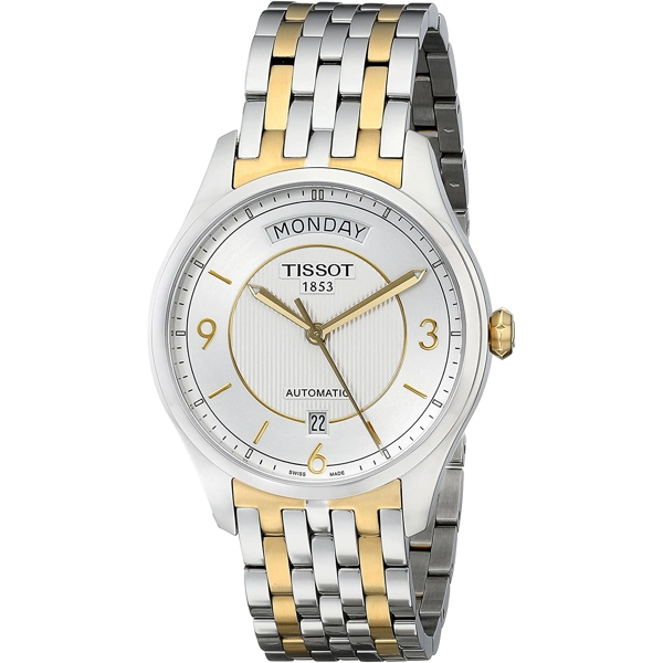 Tissot T0384302203700 Silver Dial Stainless Steel Automatic Watch For Men