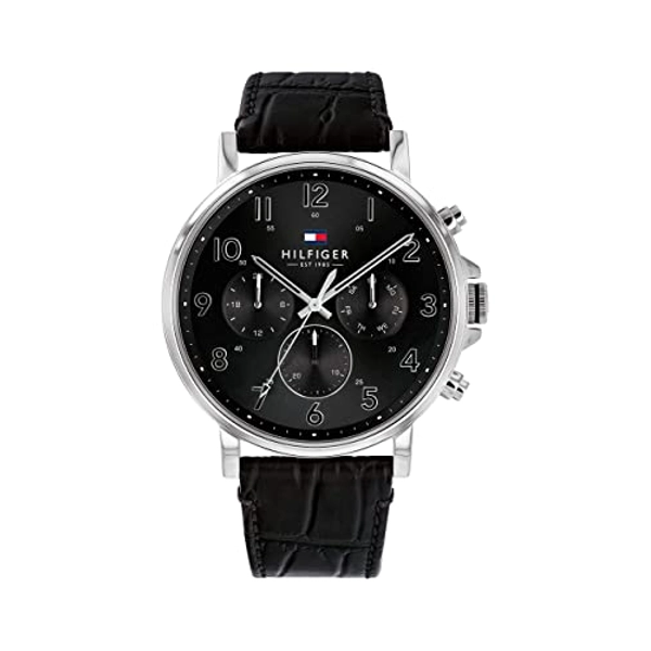 Tommy Hilfiger 1710381 – Casual Leather Strap Watch