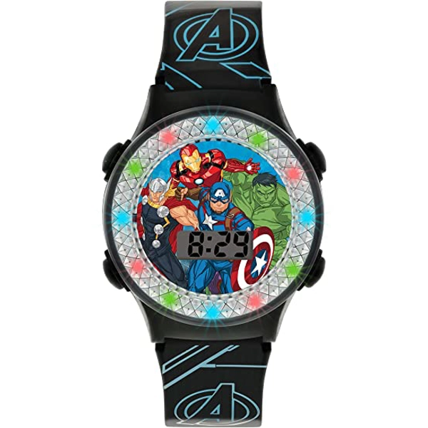 Disney AVG4607 Plastic Case Plastic Strap Boys Watch for Children