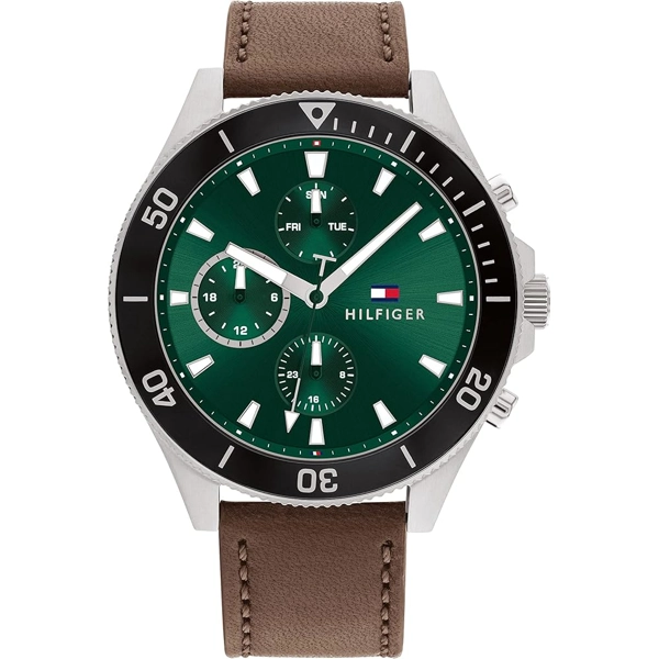Tommy Hilfiger 1791983  Green Stainless Steel Watches for Men
