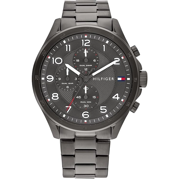 Tommy Hilfiger 1792008 Grey Stainless Steel Watches for Men