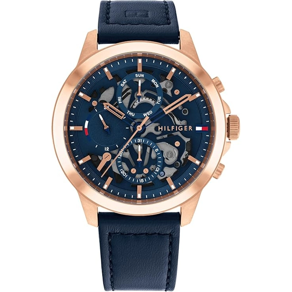 Tommy Hilfiger 1710475 Blue Stainless Steel Watches For Men