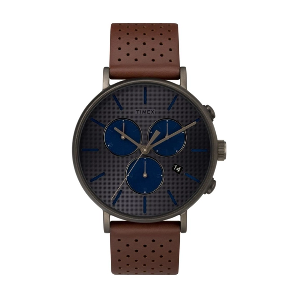 Timex TW2R80000 Men's Brown Leather Strap Watches