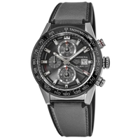 TAG Heuer CAR201W.FT6095 Men's Black Rubber Wa..