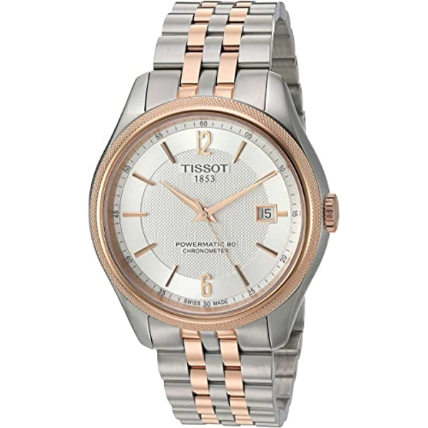 Tissot T1084082203701 Silver Dial Stainless Steel Strap Ballade Cosc Watch For Men