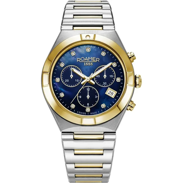 ROAMER EOS-LADIES 987837_47_40_20 Silver,Gold Stainless Steel Watches For Women
