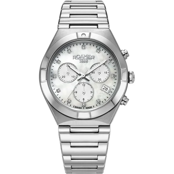 ROAMER EOS-LADIES 987837-41-20-20 Silver Stainless Steel Watches For Women