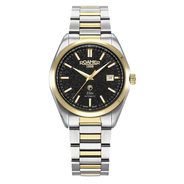 ROAMER ELITE 970983_47_85_20 Silver,Gold Stainless Steel Watches For Men