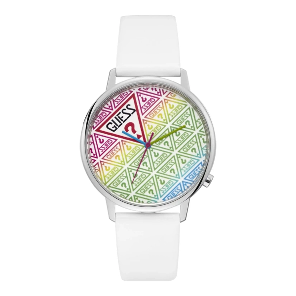 Guess V1020M1 Women's White Silicone Strap Watches