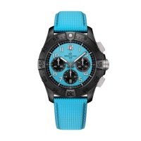 Breitling Avenger SB0146101L1X1 Turquoise Leat..