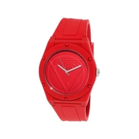 Guess W0979L3 Unisex Red Silicone Strap Watches