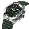 additional image for Breitling Chronomat AB0134101L2S1 Green Leather Watches For Men